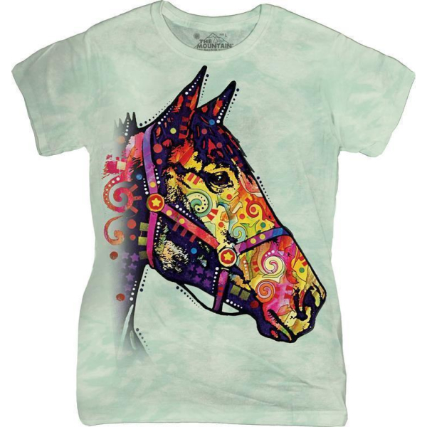  Damen T-Shirt Funky Horse