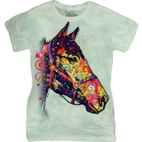  Damen T-Shirt "Funky Horse"