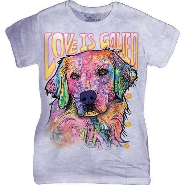 The Mountain Damen T-Shirt "Love is Golden" XXL