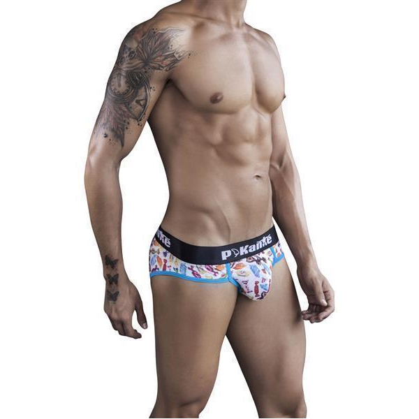 Pikante Herrenslip "Trick Or Treat" M Blau