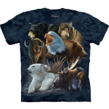  T-Shirt Wild Alaskan Collage
