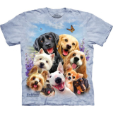  Kinder T-Shirt Dogs Selfie