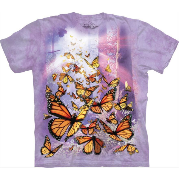 The Mountain Erwachsenen T-Shirt "Monarch Butterflies" 5XL