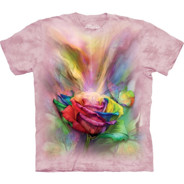 The Mountain Erwachsenen T-Shirt "Healing Rose"
