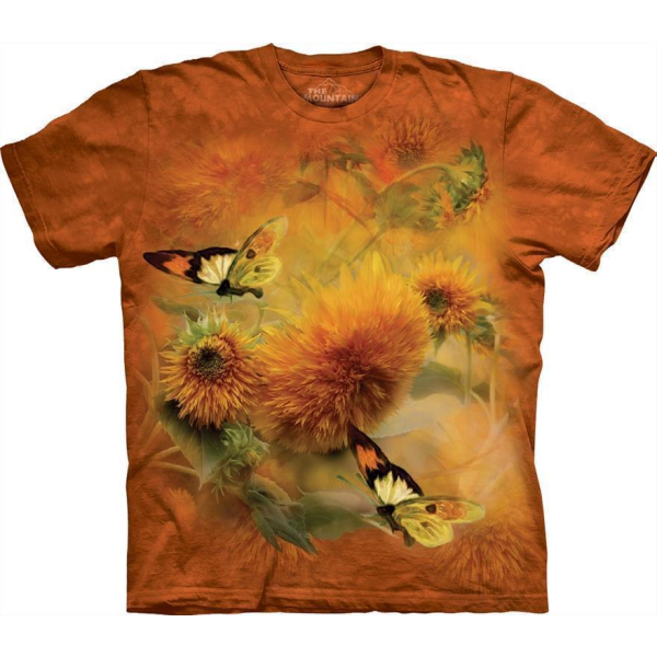 The Mountain Erwachsenen T-Shirt "Sunflowers & Butterflies "