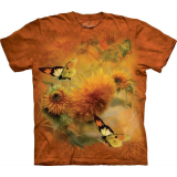  T-Shirt Sunflowers & Butterflies 