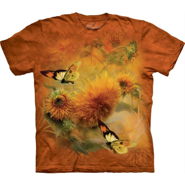 The Mountain Erwachsenen T-Shirt "Sunflowers & Butterflies " M