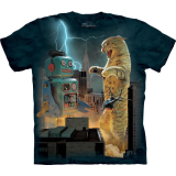 The Mountain Erwachsenen T-Shirt "Catzilla vs...