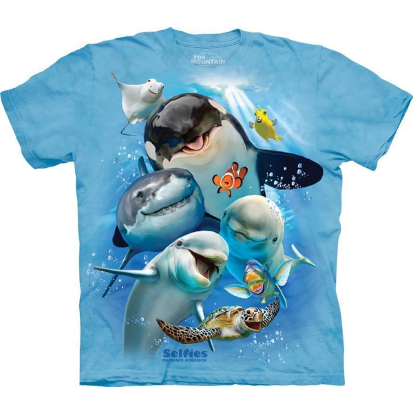  Kinder T-Shirt Ocean Selfie