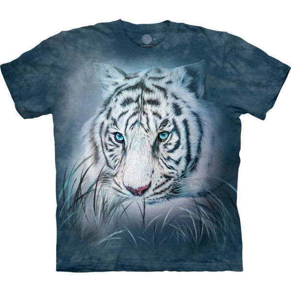 The Mountain Erwachsenen T-Shirt "Thoughtful White Tiger" 5XL