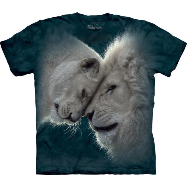  T-Shirt White Lions Love