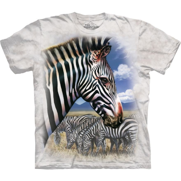  Kinder T-Shirt Zebra Portrait
