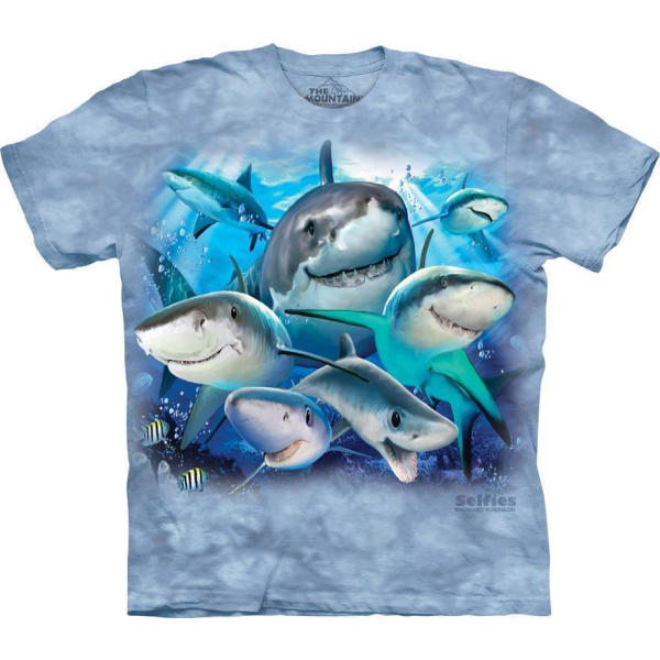  Kinder T-Shirt Shark Selfie