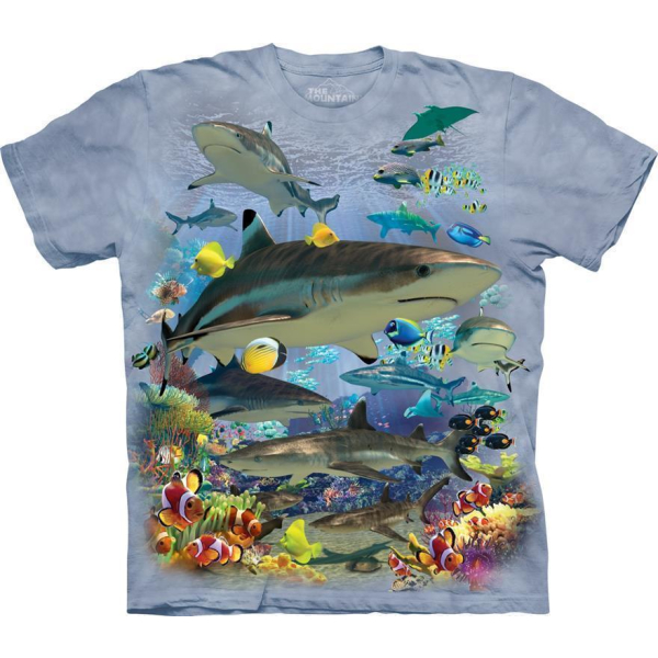 The Mountain Erwachsenen T-Shirt "Reef Sharks"