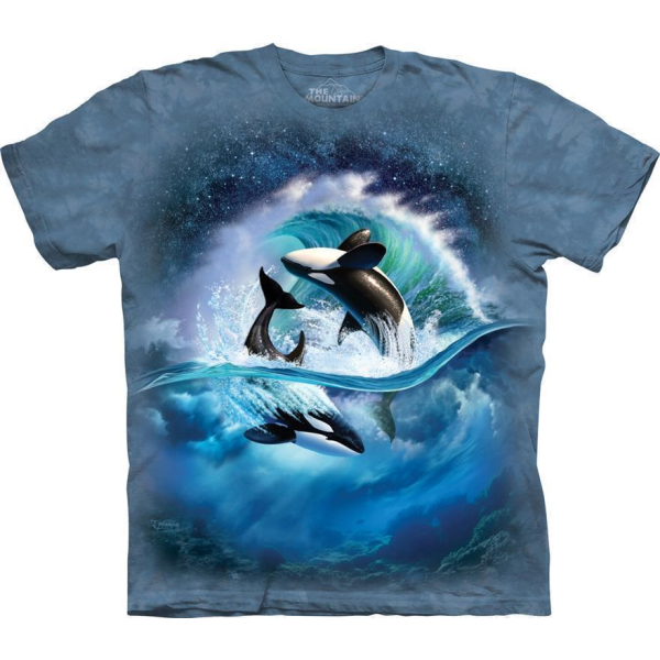 The Mountain Erwachsenen T-Shirt "Orca Wave" S