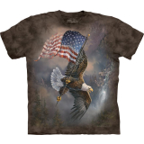  T-Shirt Flag Bearing Eagle