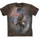 The Mountain Erwachsenen T-Shirt "Flag Bearing Eagle"