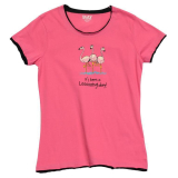 LazyOne Damen Pyjama Top "Flamingo Looong Day" M