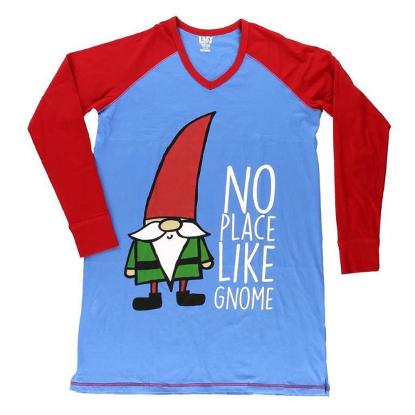 LazyOne Damen Nachtshirt "Gnome Nightshirt" Large/XL