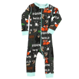 LazyOne Babyschlafanzug Einteiler "Born to be...