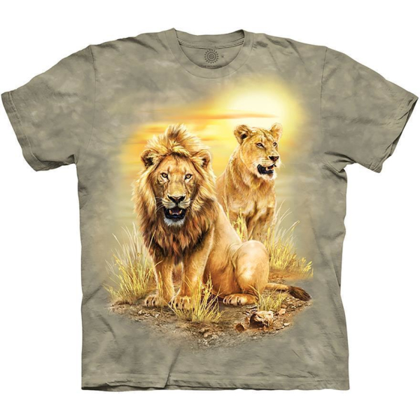The Mountain Erwachsenen T-Shirt "Lion Pair"