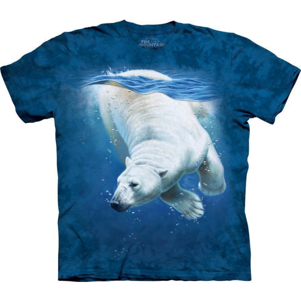 The Mountain Erwachsenen T-Shirt " Polar Bear Dive"