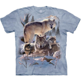  T-Shirt Wolf Family