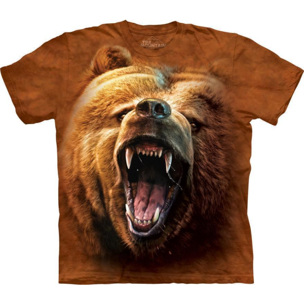 The Mountain Erwachsenen T-Shirt "Grizzly Growl" 5XL