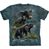 The Mountain Erwachsenen T-Shirt "Three Black...