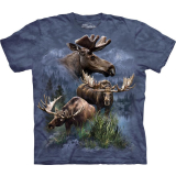 The Mountain Erwachsenen T-Shirt "Moose Collage"