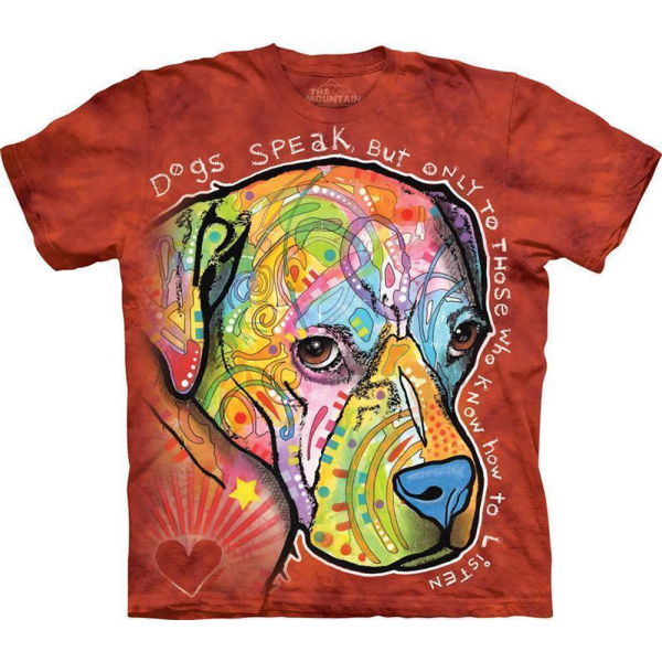 The Mountain Erwachsenen T-Shirt "Dogs Speak"
