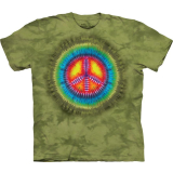 The Mountain Erwachsenen T-Shirt "Peace Tie-Dye"