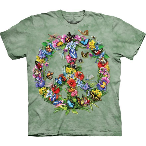 The Mountain T-Shirt Butterfly Dragonfly Peace