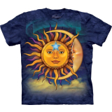The Mountain Erwachsenen T-Shirt "Sun Moon"