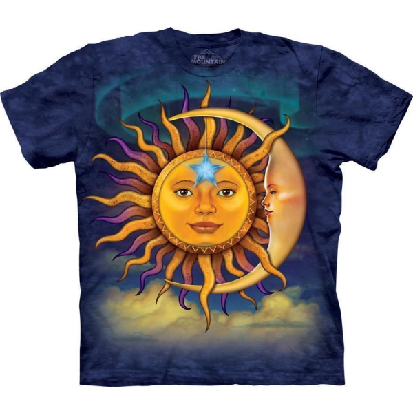 The Mountain Erwachsenen T-Shirt "Sun Moon" 4XL