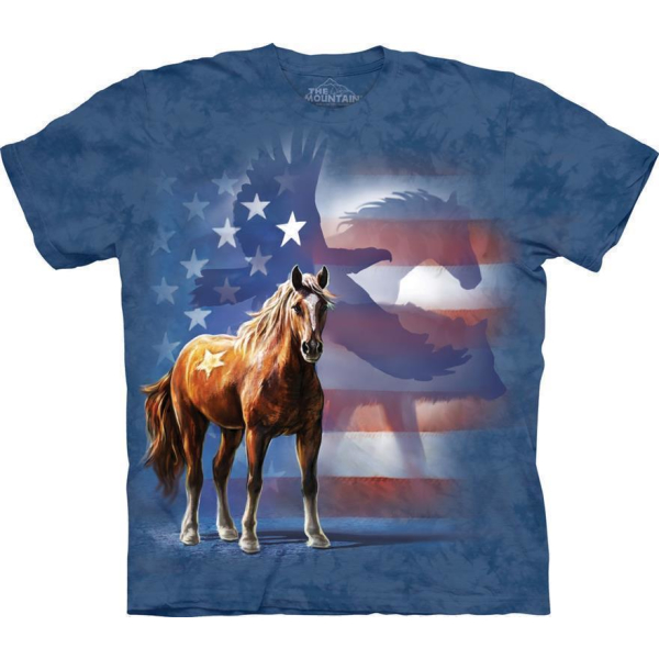 The Mountain Erwachsenen T-Shirt "Wild Star Flag"  5XL
