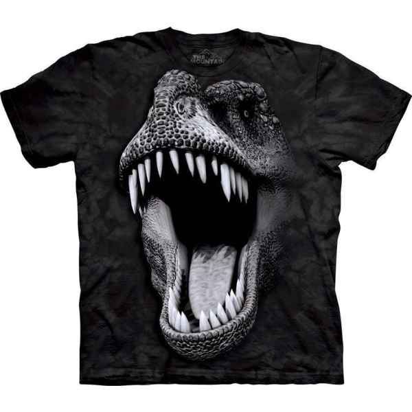 The Mountain Erwachsenen T-Shirt "Big Face Glow Rex"