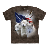 The Mountain Erwachsenen T-Shirt "Patriotic...