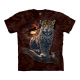 The Mountain Erwachsenen T-Shirt "Blood Moon Leopard"
