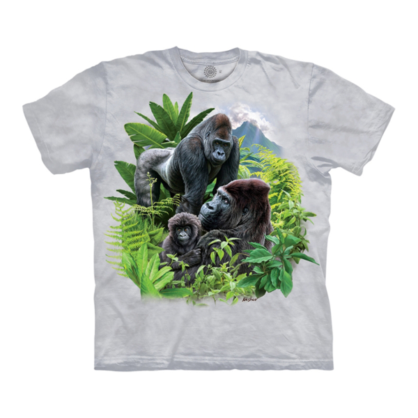 The Mountain Erwachsenen T-Shirt "Gorilla Family"