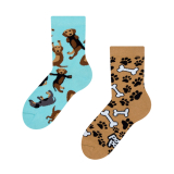 Dedoles Lustige Kindersocken Dachshund – Bunte...