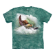 The Mountain Erwachsenen T-Shirt "Surfin Sea Turtle" 5XL