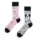 Dedoles Unisex Socken "Pink Dalmatians" UK3-5/EU35-38/US4-6