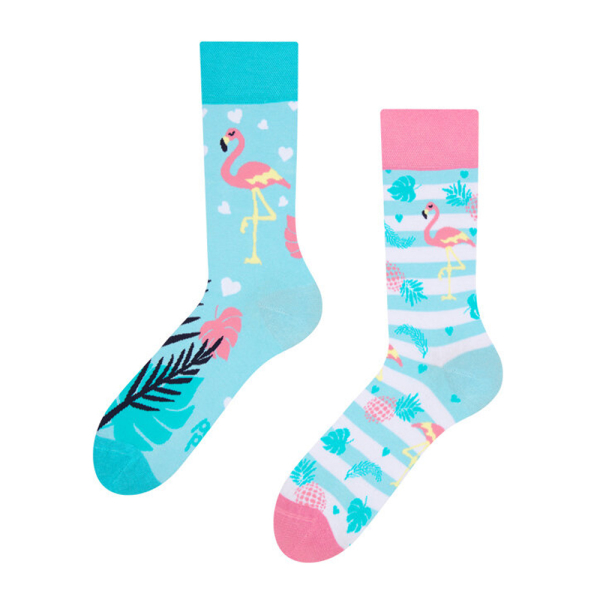 Dedoles Unisex Socken "Liebes-Flamingo" UK9-12/EU43-46/US10-12