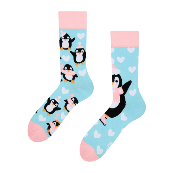 Dedoles Unisex Socken Eislaufender Pinguin