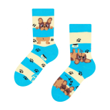 Dedoles Lustige Kindersocken Hunde und Streifen –...