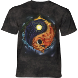 The Mountain Erwachsenen T-Shirt "Yin Yang Dragons"