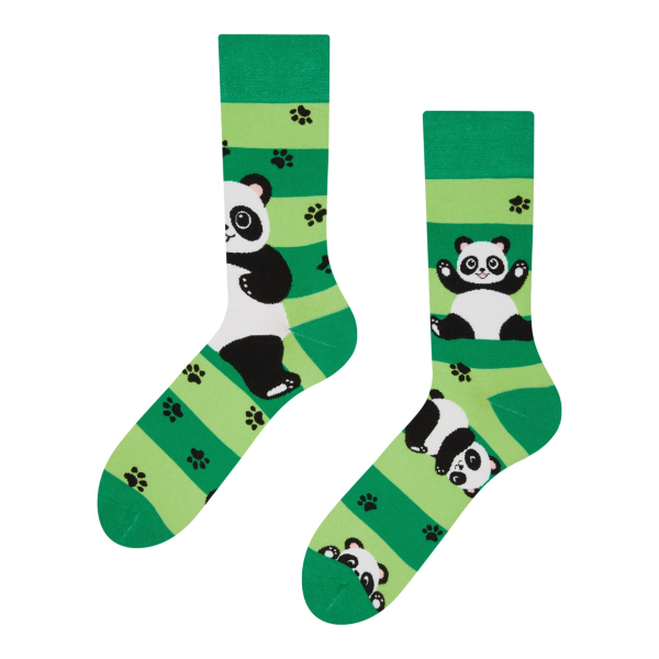 Dedoles Unisex Socken "Panda und Streifen" UK6-8/EU39-42/US7-9