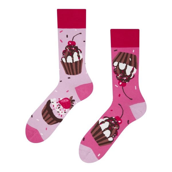 Dedoles Unisex Socken "Pink Cupcakes"