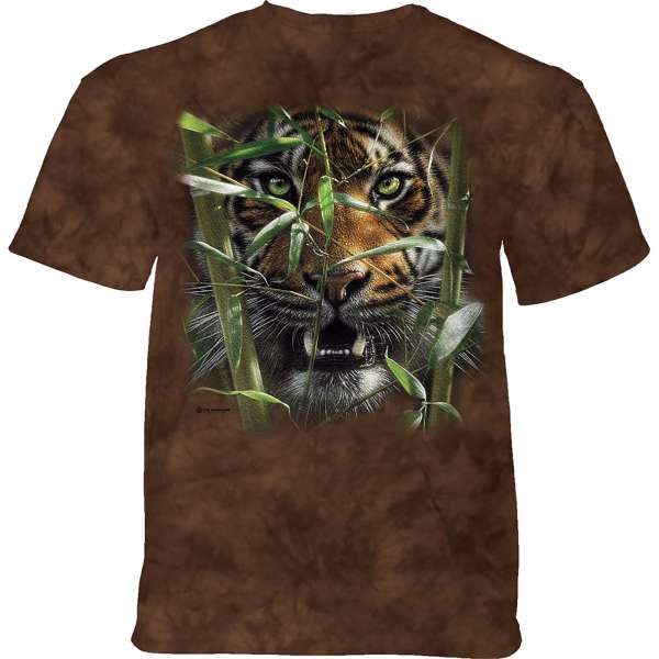 The Mountain Erwachsenen T-Shirt "Hungry Eyes Tiger"